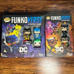Funko Pop! DC Comics Funkoverse Strategy Game Base And Expansion Batman Joker